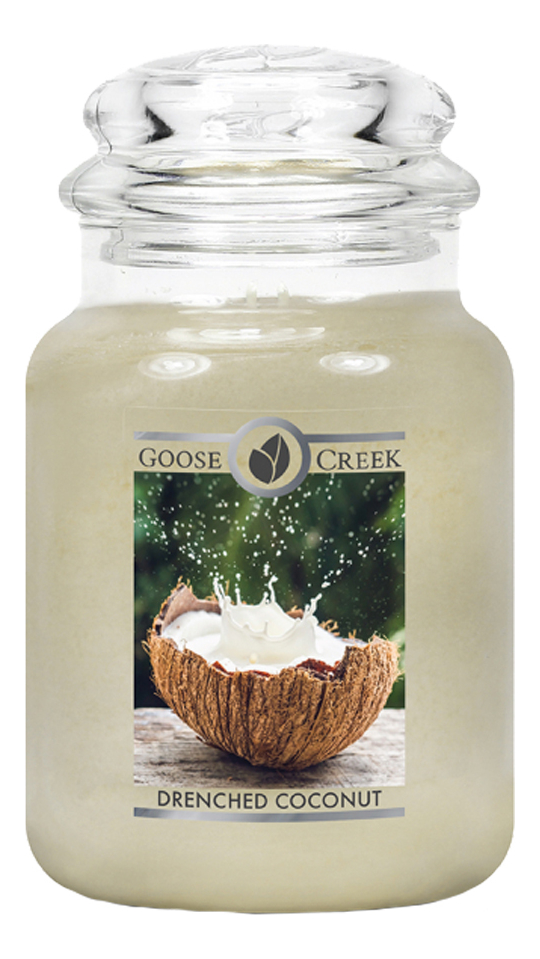 

Ароматическая свеча Drenched Coconut (Влажный кокос): свеча 680г, Ароматическая свеча Drenched Coconut (Влажный кокос)