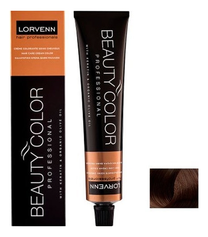 Стойкая крем-краска для волос Beauty Color Professional 70мл: 5.71 Light Brown Ash Coffee