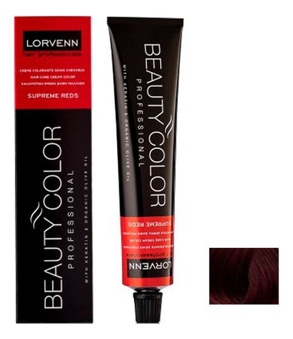

Стойкая крем-краска для волос Beauty Color Professional Supreme Reds 70мл: 5.20 Light Brown Iridescent Int, Стойкая крем-краска для волос Beauty Color Professional Supreme Reds 70мл