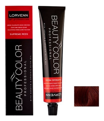 

Стойкая крем-краска для волос Beauty Color Professional Supreme Reds 70мл: 5.55 Deep Light Brown Mahogany, Стойкая крем-краска для волос Beauty Color Professional Supreme Reds 70мл