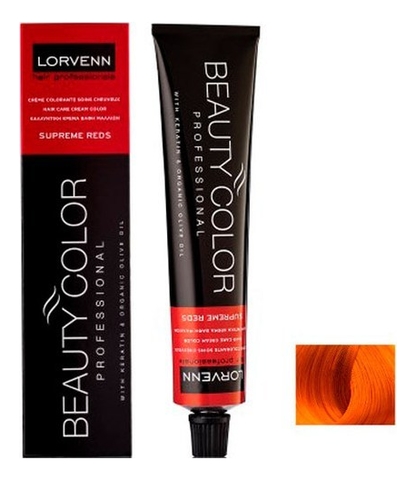 

Стойкая крем-краска для волос Beauty Color Professional Supreme Reds 70мл: 9.40 Very Light Blond Copper, Стойкая крем-краска для волос Beauty Color Professional Supreme Reds 70мл