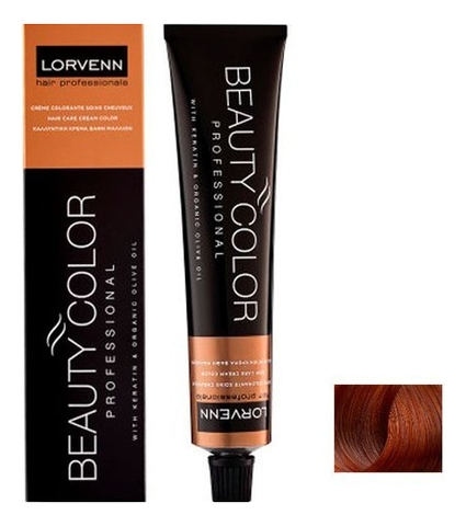 

Стойкая крем-краска для волос Beauty Color Professional 70мл: 6.47 Dark Blond Copper Brown, Стойкая крем-краска для волос Beauty Color Professional 70мл