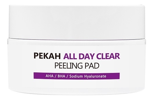 Отшелушивающие пилинг-диски с гиалуроновой и силициловой кислотой All Day Clear Peeling Pad 65мл