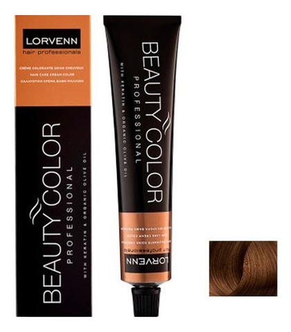 Стойкая крем-краска для волос Beauty Color Professional 70мл: 7.7 Cafe Au Lait