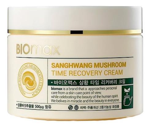 

Антивозрастной крем с экстрактом гриба санхван Biomax Sanghwang Mushroom Time Recovery Cream 100мл: уценка, Антивозрастной крем с экстрактом гриба санхван Biomax Sanghwang Mushroom Time Recovery Cream 100мл