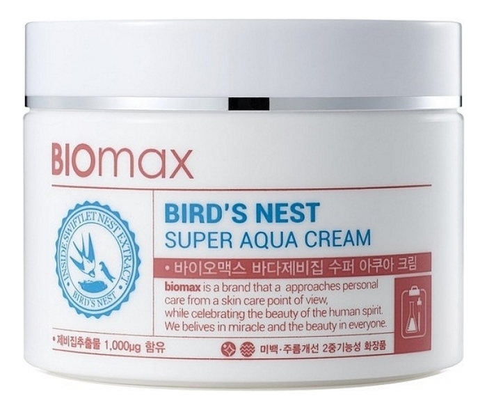 Крем для лица с экстрактом ласточкиного гнезда Biomax Bird's Nest Super Aqua Cream 100мл от Randewoo