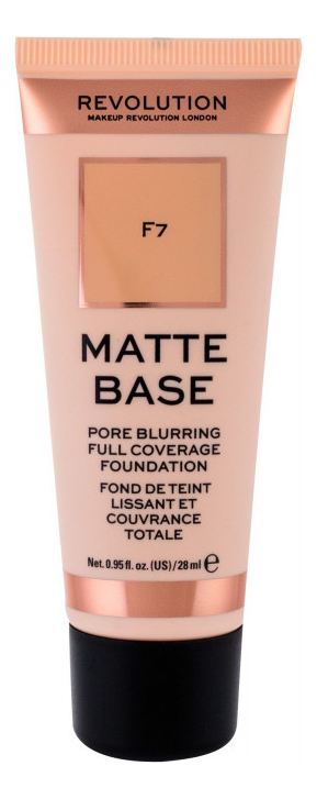 

Тональная основа для лица Matte Base 28мл: F7, Тональная основа для лица Matte Base 28мл