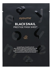 Ayoume Тканевая маска с муцином черной улитки Black Snail Prestige Mask Sheet 20мл
