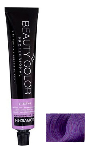 Купить Стойкая крем-краска для волос Beauty Color Professional Pastels 70мл: 9.5/28 Amethyst, Lorvenn