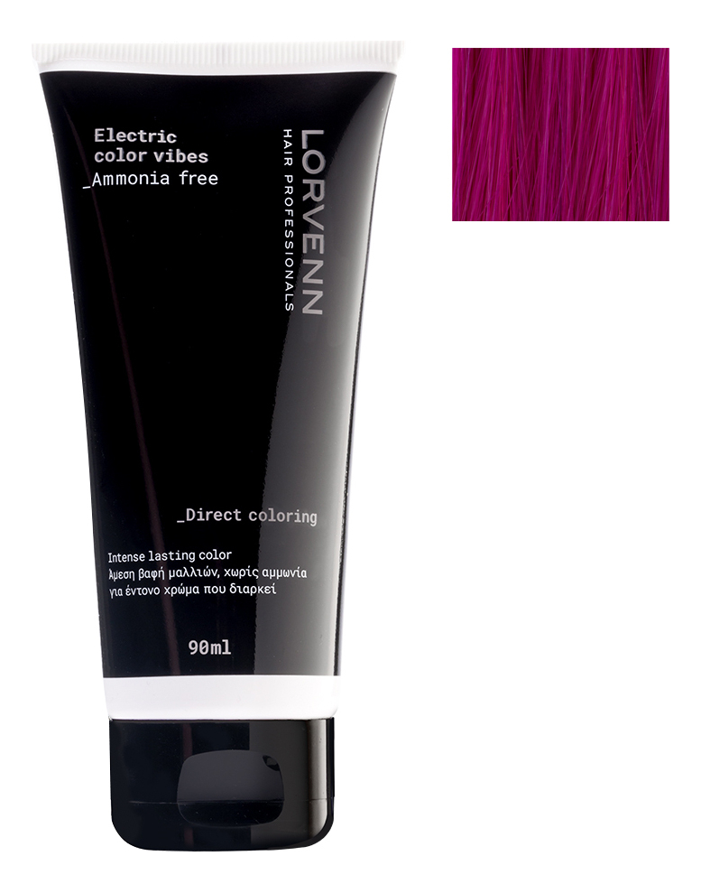 

Безаммиачная краска для волос Electric Color Vibes 90мл: 5 Magenta Venus, Безаммиачная краска для волос Electric Color Vibes 90мл