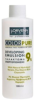 Окислительная эмульсия для безаммиачной краски Color Pure Developing Emulsion 9%