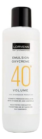 Купить Окислительная эмульсия Emulsion Oxycreme 40 Volume 12%: Эмульсия 1000мл, Lorvenn