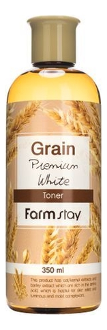 

Тонер для лица с маслом ростков пшеницы Grain Premium White Toner 350мл