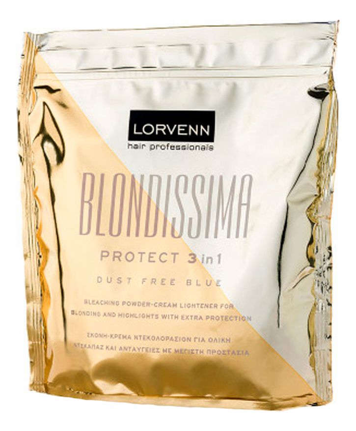 

Универсальный порошковый осветлитель для волос Blondissima protect 3 in 1: Осветлитель 500г, Универсальный порошковый осветлитель для волос Blondissima protect 3 in 1