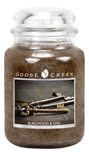 Goose Creek Ароматическая свеча Burlwood & Oak (Древесина и мох)