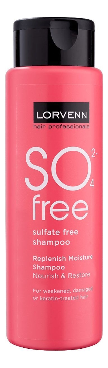 

Бессульфатный шампунь для ослабленных и поврежденных волос So Free Sulfate Free Shampoo 300мл