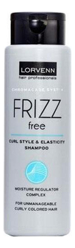 Шампунь для непослушных, вьющихся окрашенных волос Chromacare System Frizz Free