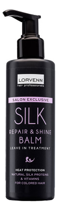 Бальзам для волос с протеинами шелка Silk Repair & Shine Balm 200мл бальзам для волос с протеинами в тревел формате masil 9 protein perfume silk balm 20 мл