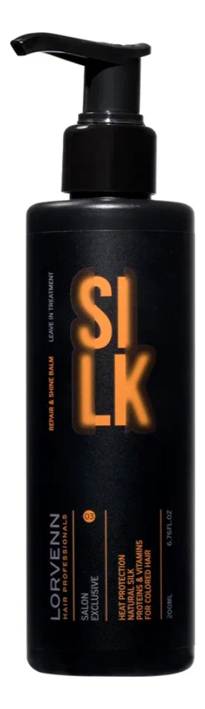 

Бальзам для волос с протеинами шелка Silk Repair & Shine Balm 200мл