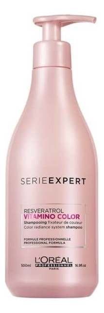 

Шампунь для защиты цвета волос с ресвератролом Serie Expert Vitamino Color Resveratrol Shampooing: Шампунь 500мл, Шампунь для защиты цвета волос с ресвератролом Serie Expert Vitamino Color Resveratrol Shampooing