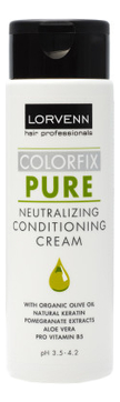 Кондиционер после окрашивания волос нейтрализующий Colorfix Pure Neutralizing Conditioning Cream
