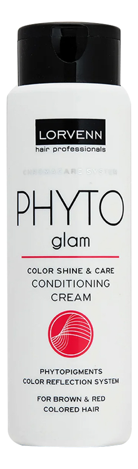 Крем-кондиционер для волос окрашенных в коричневый и красный цвет Chromacare System Phyto Glam Кондиционер 300мл 791₽