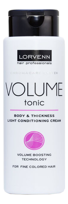 цена Крем-кондиционер для тонких окрашенных волос Chromacare System Volume Tonic: Крем-кондиционер 300мл