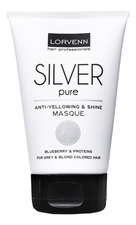 Lorvenn Маска для волос Silver Pure Anti-Yellowing & Shine Masque