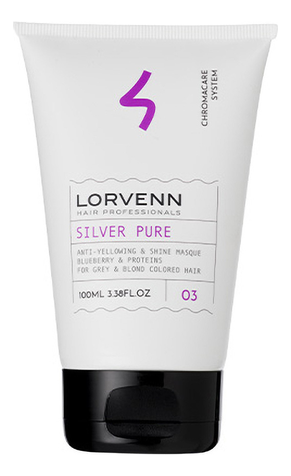 

Маска для волос Silver Pure Anti-Yellowing & Shine Masque: Маска 100мл, Маска для волос Silver Pure Anti-Yellowing & Shine Masque