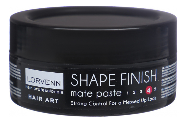 Моделирующая паста для укладки волос Hair Art Shape Finish Mat Paste 80мл