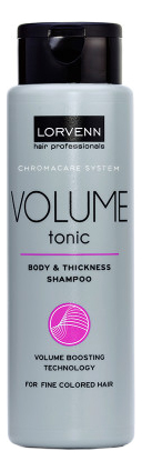 Шампунь для объема тонких-окрашенных волос Chromacare System Volume Tonic: Шампунь 300мл шампунь для объема тонких окрашенных волос chromacare system volume tonic шампунь 300мл