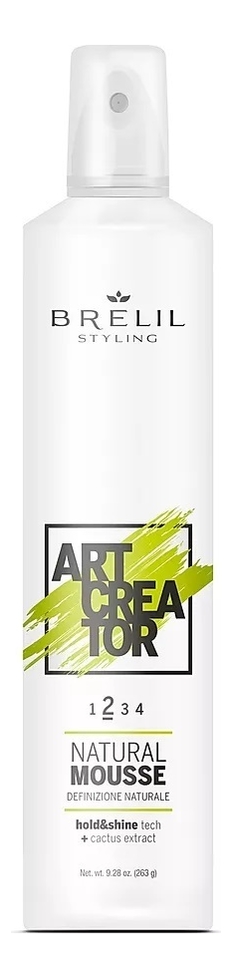 

Мусс для укладки волос с экстрактом кактуса Art Creator Natural Mousse 300мл