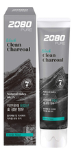 Kerasys Зубная паста Уголь и мята Dentai Clinic 2080 Pure Black Clean Charcoal 125г