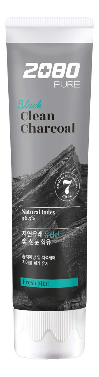

Зубная паста Уголь и мята Dentai Clinic 2080 Pure Black Clean Charcoal 120г