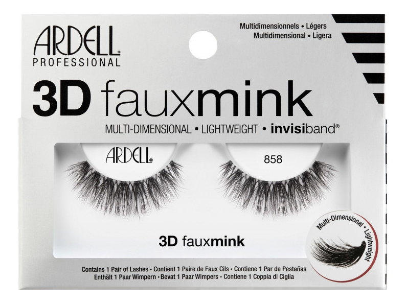 

Накладные ресницы из норки Faux Mink (L): Ресницы 3D 858, Накладные ресницы из норки Faux Mink (L)