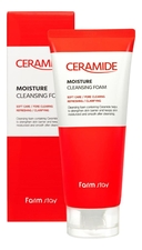 Farm Stay Пенка для умывания с керамидами Ceramide Moisture Cleansing Foam 180мл