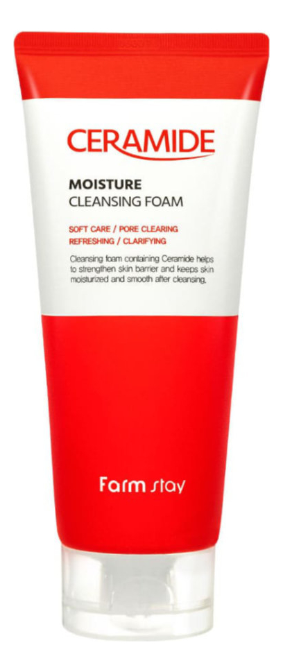 

Пенка для умывания с керамидами Ceramide Moisture Cleansing Foam 180мл