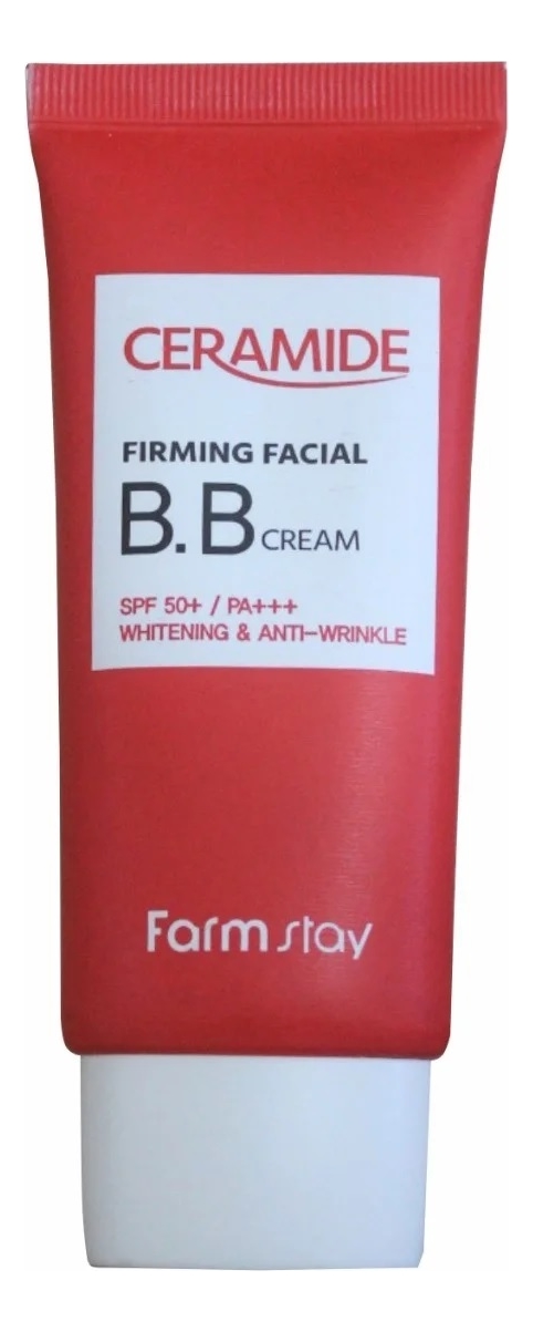 BB крем для лица с керамидами Ceramide Firming Facial Cream SPF50+ PA+++ 50г cc крем для лица с керамидами ceramide firming facial cream spf50 pa 50г