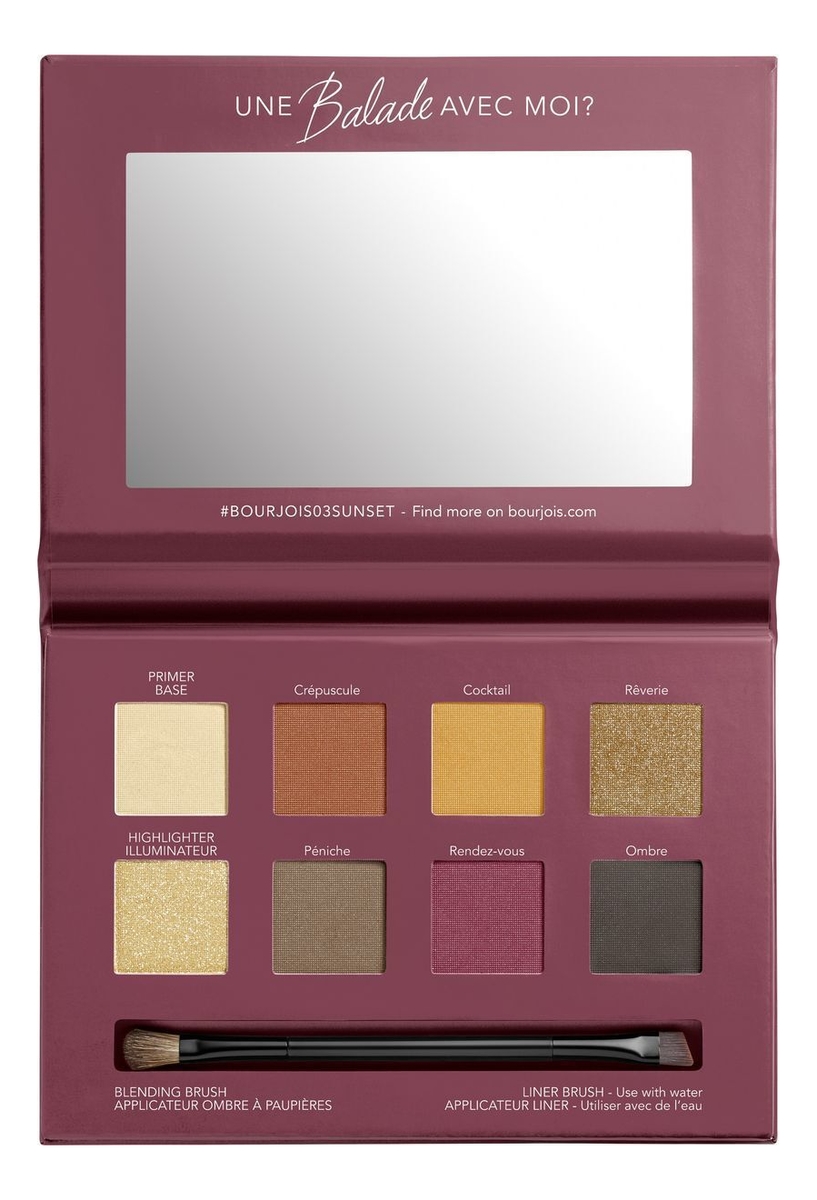 

Палетка для макияжа Beau Ragard 7,8г: 03 Quai De Seine Sunset Edition, Палетка для макияжа Beau Ragard 7,8г