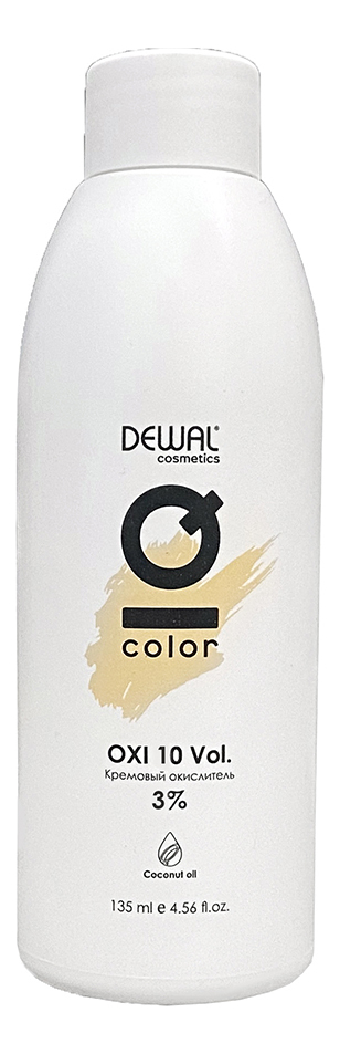 

Кремовый окислитель с кокосовым маслом Cosmetics IQ Color OXI 3%: Окислитель 135мл, Кремовый окислитель с кокосовым маслом Cosmetics IQ Color OXI 3%