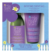 Little Green Набор Ванные штучки Bathtime Essentials (шампунь и гель для тела Без слез 240мл + лосьон питательный для тела 180мл)
