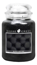 Goose Creek Ароматическая свеча Black Leather (Черная кожа)