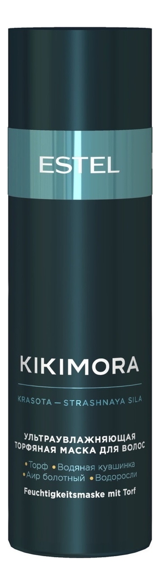 

Ультраувлажняющая торфяная маска для волос Kikimora 200мл