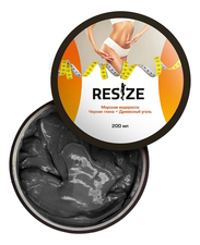 ReSize Антицеллюлитное детокс-обертывание для экспресс похудения с древесным углем и глиной 200мл