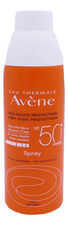 Avene Солнцезащитный спрей для чувствительной кожи Peaux Sensibles Moderate Protection Spray SPF50 200мл