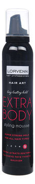 Пенка для укладки волос Hair Art Extra Body 200мл