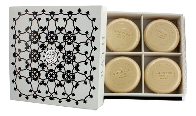 

Amouage Memoir for woman: мыло 4*50г, Amouage Memoir For Woman