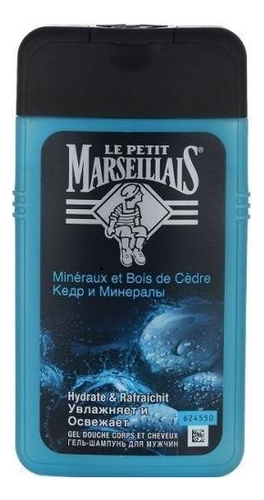 

Гель-шампунь для мужчин 3 в 1 Кедр и Минералы Mineraux Et Bois De Cedre: Гель-шампунь 400мл, Гель-шампунь для мужчин 3 в 1 Кедр и Минералы Mineraux Et Bois De Cedre