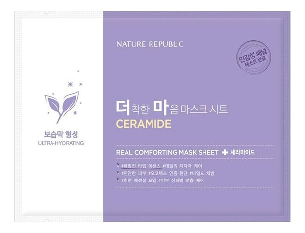 

Тканевая маска для лица Real Comforting Mask Sheet Ceramide 24мл