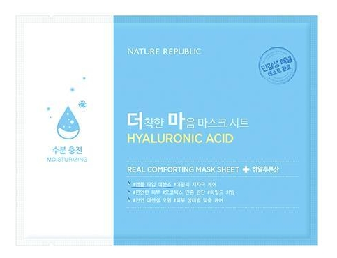 

Тканевая маска для лица Real Comforting Mask Sheet Hyaluronic Acid 24мл